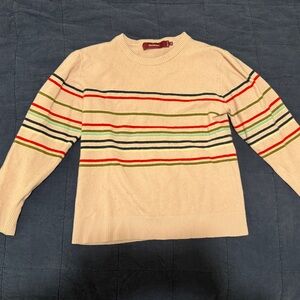 Sies Marjan pink striped sweater